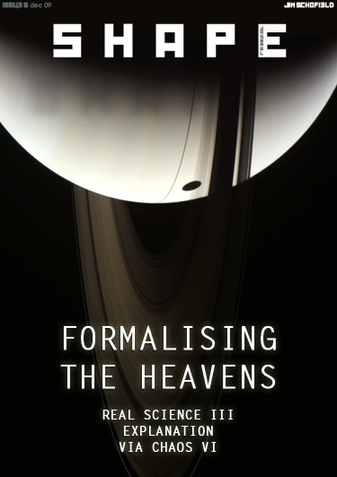 Issue 6 Formalising The Heavens Explanation Via Chaos Real Science